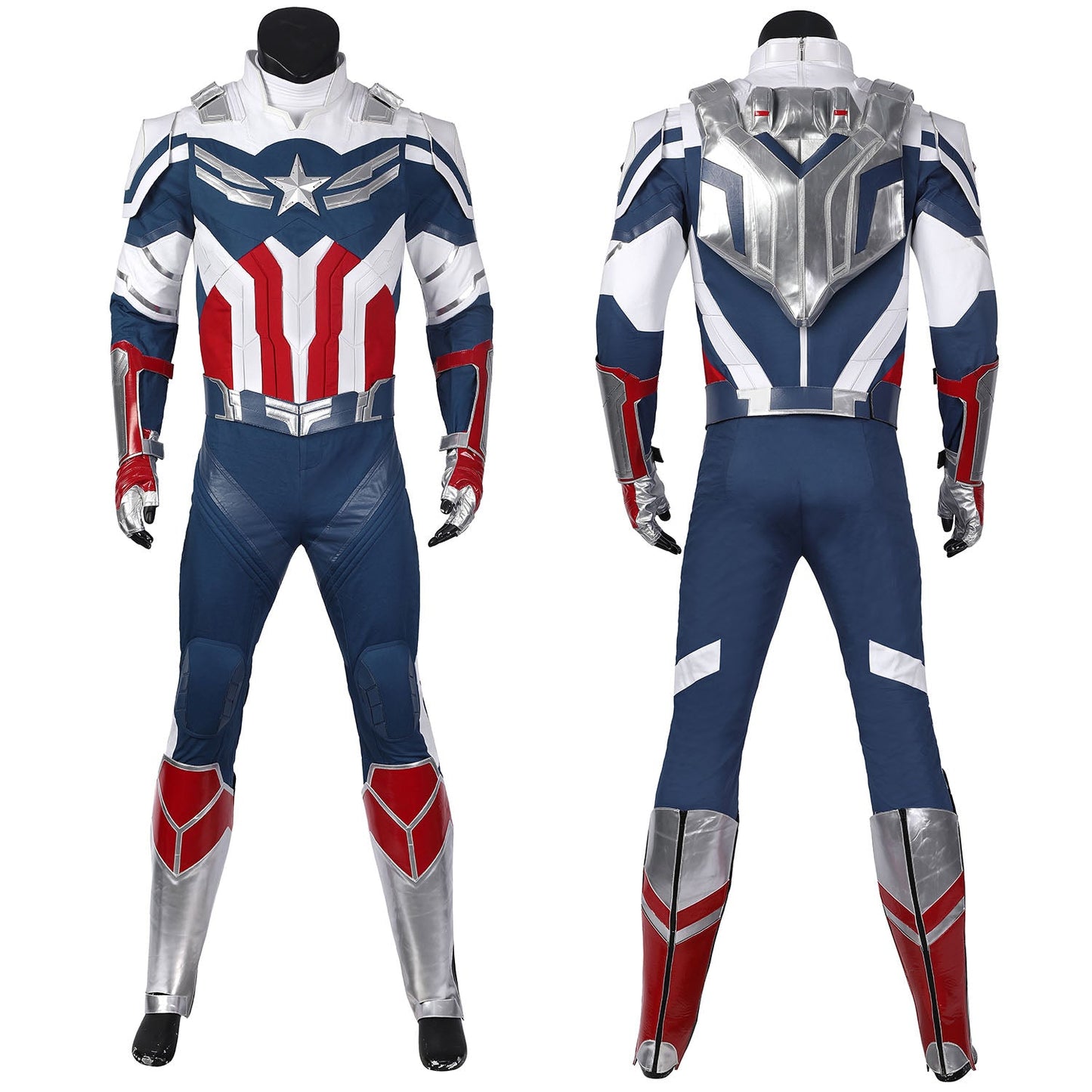 The Falcon and the Winter Soldier Sam Wilson New Captain America Cosplay Costumes