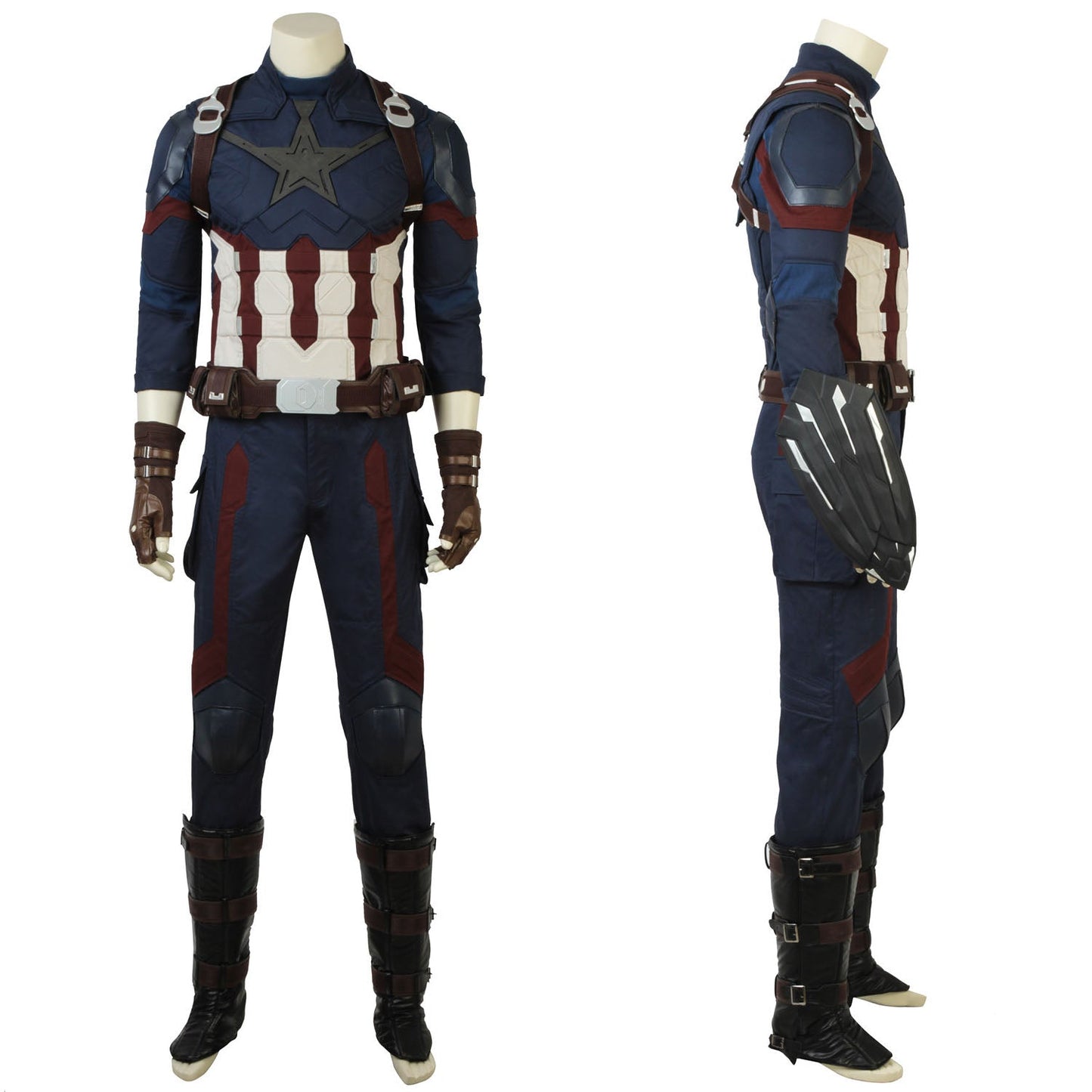 Avengers 3 Infinity War Captain America Steve Rogers Male Fullset Cosplay Costumes