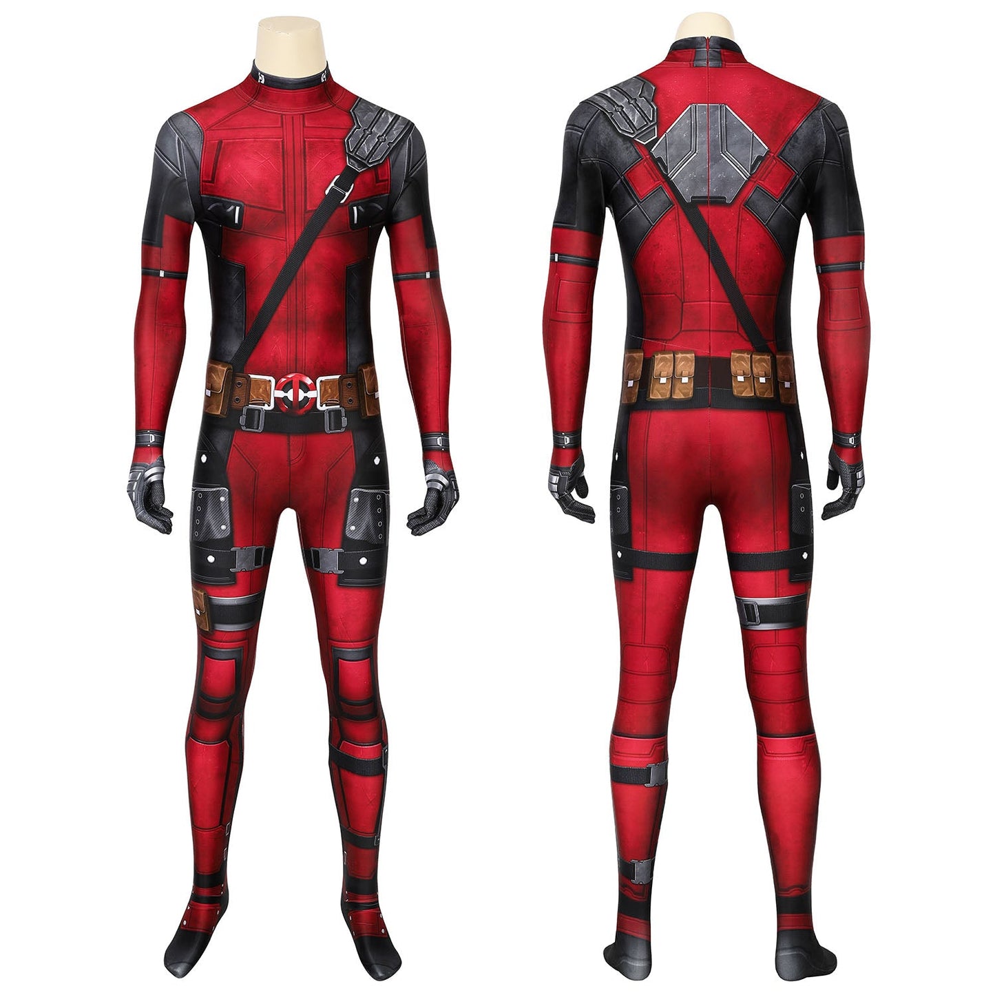 X-men Deadpool Wade Winston Male Jumpsuit Cosplay Costumes