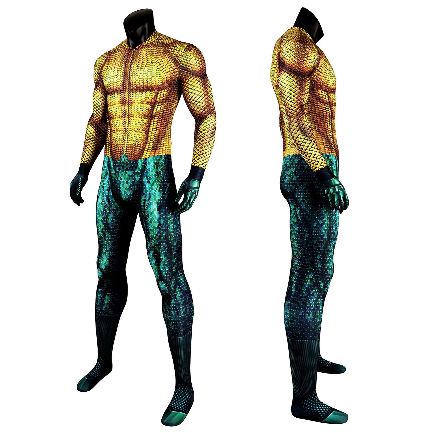 Aquaman 2 The Lost Kingdom Arthur Curry Male Jumpsuit Cosplay Costumes
