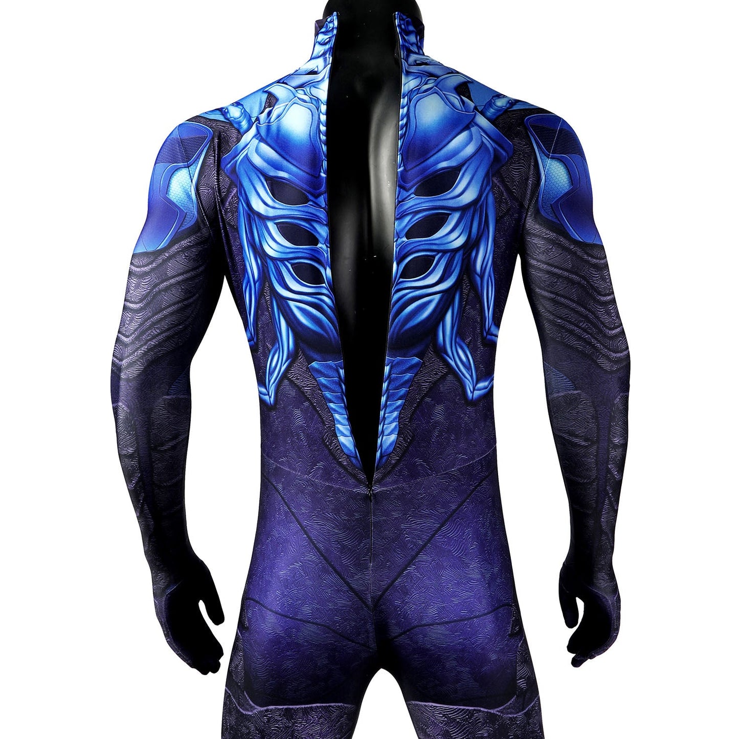 Blue Beetle Jaime Reyes Male Jumpsuit with Headgear Cosplay Costumes