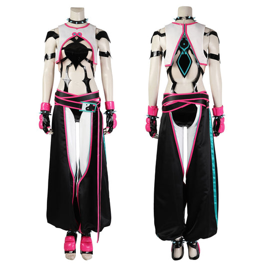 Street Fighter 6 Juri Female Outfit Cosplay Costumes