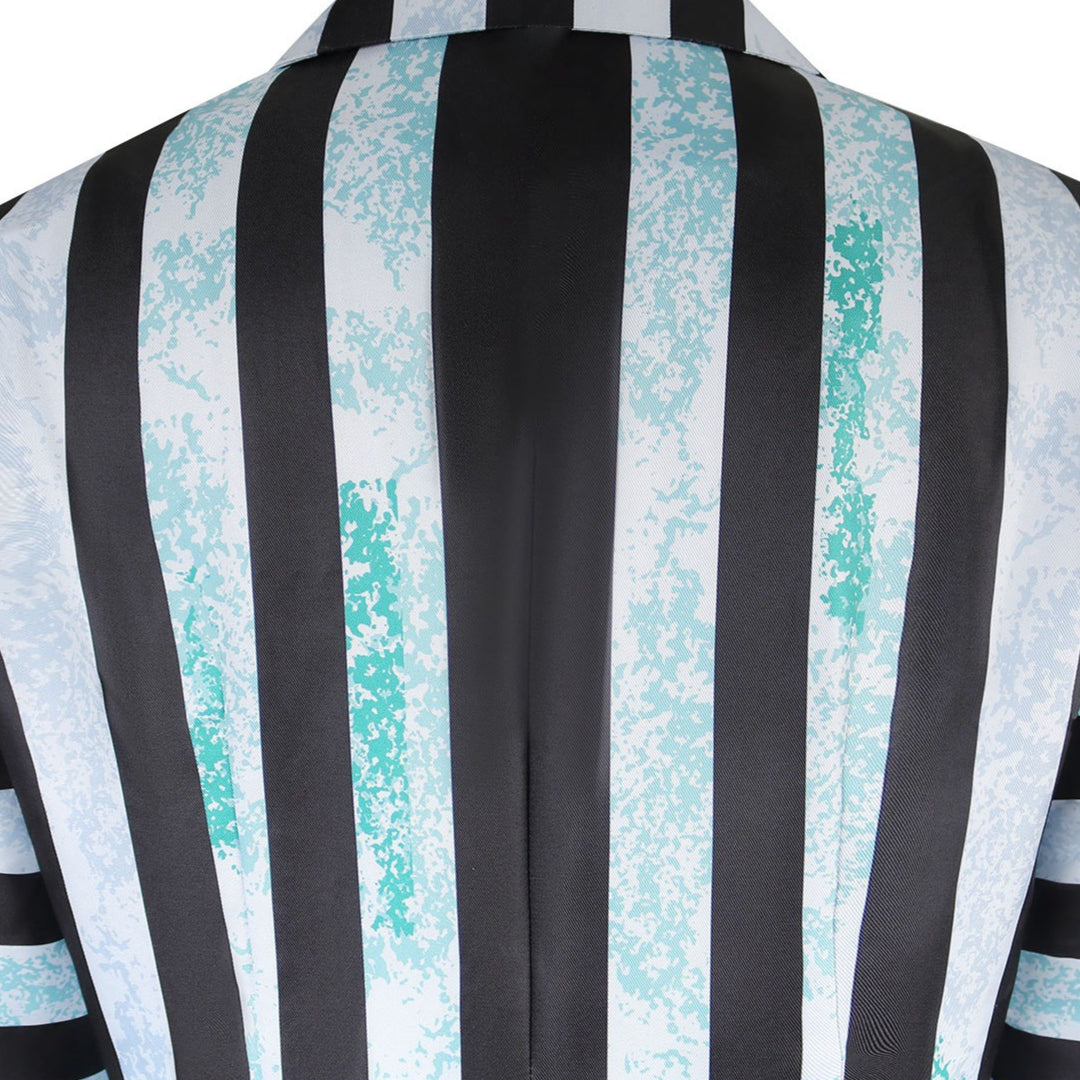 Beetle Juice Michael Keaton Dirty Suit Halloween Cosplay Costumes