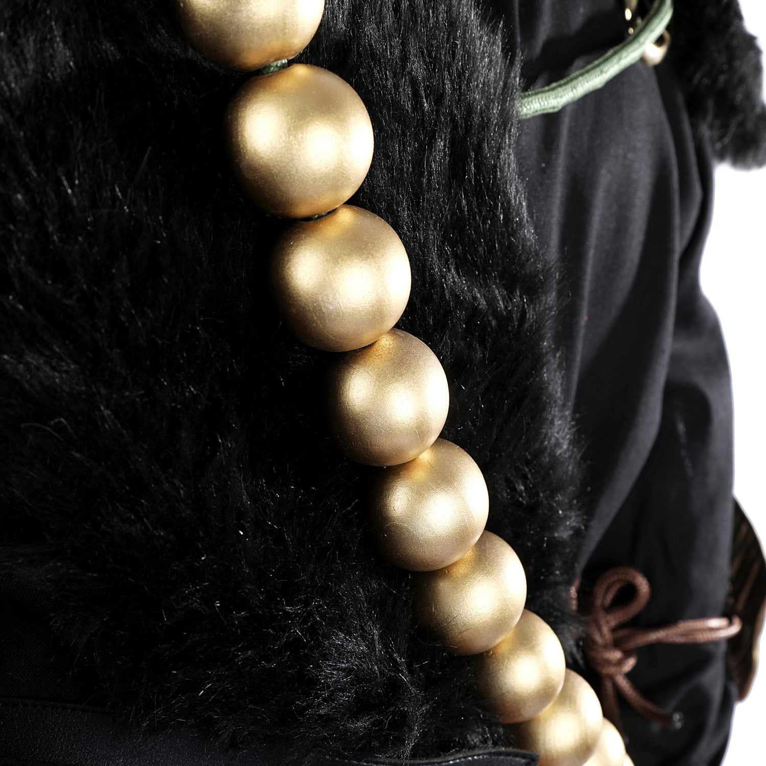 Black Myth: Wukong Ebongold Silk Robe Top Level Cosplay Costumes