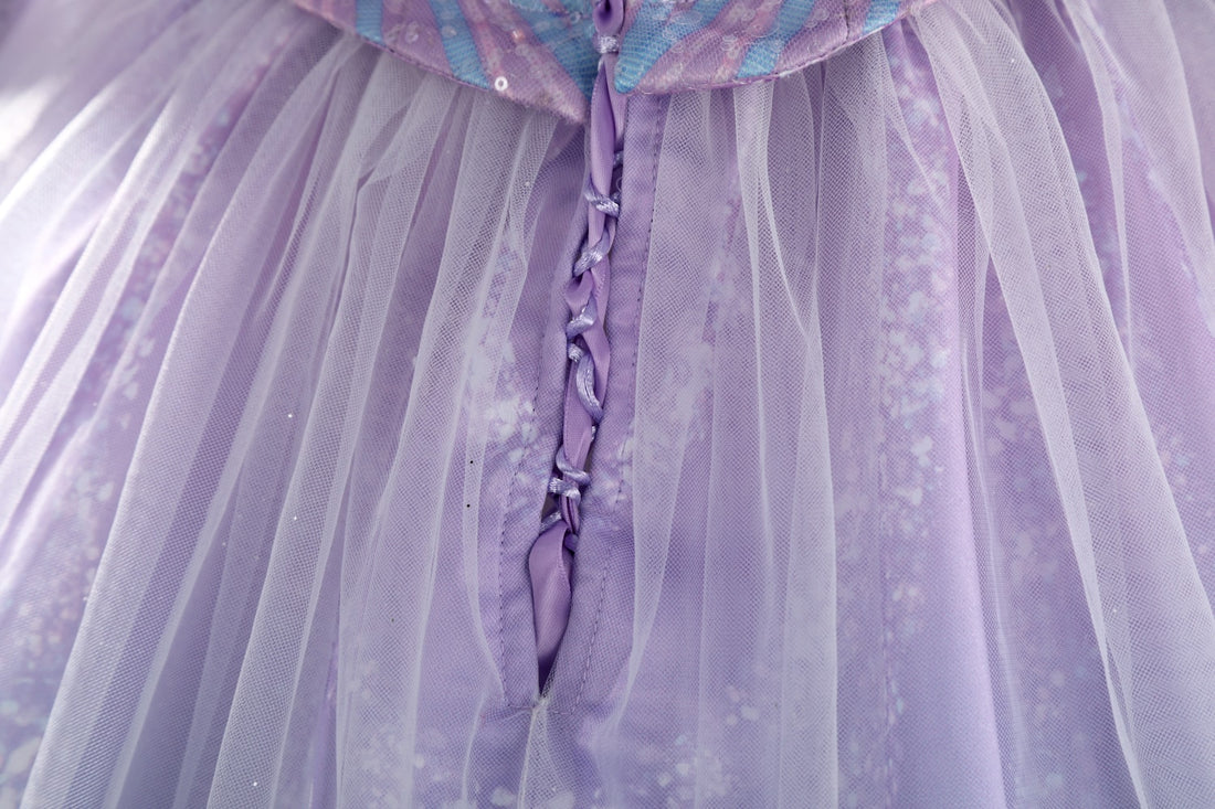 Wicked: For Good Part Two Galinda Dress with Crown Cosplay Costumes