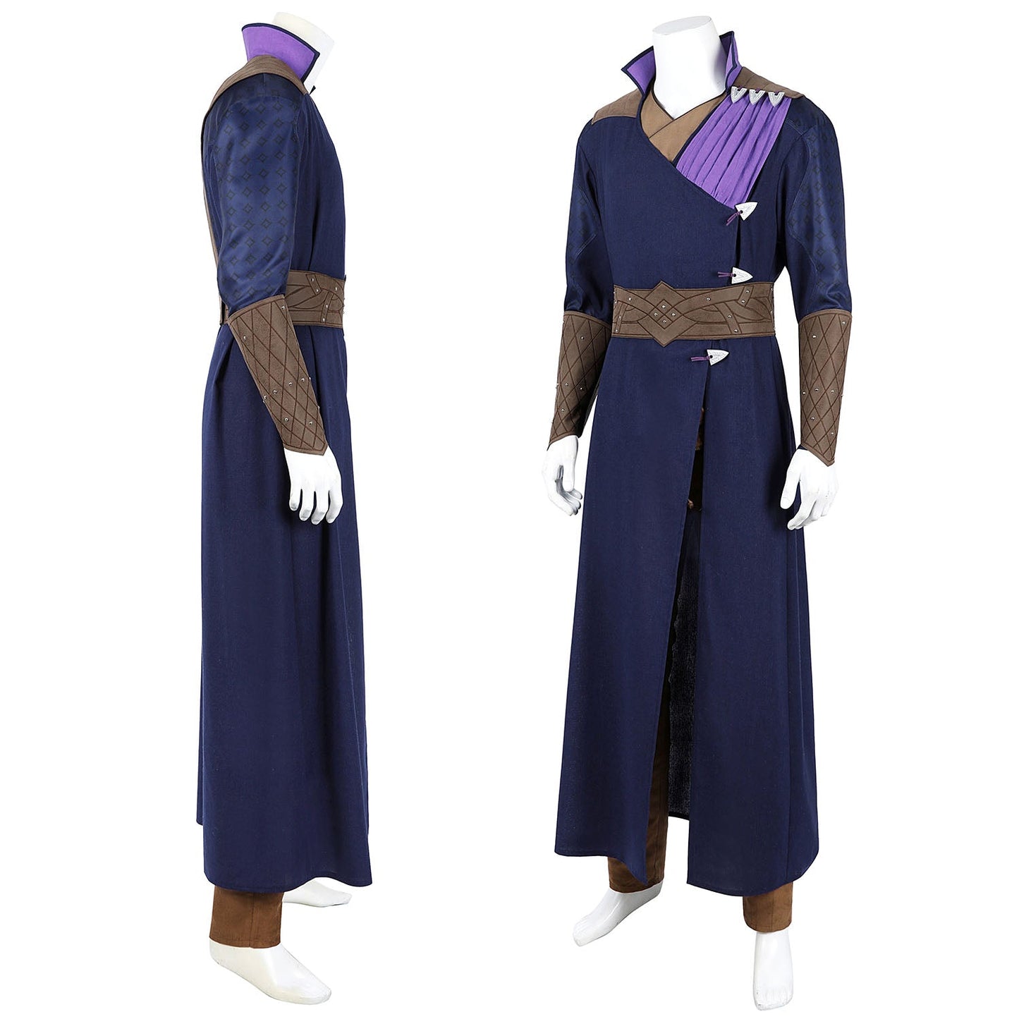 Baldur's Gate 3 Gale Dekarios Navy Blue Male Cosplay Costumes