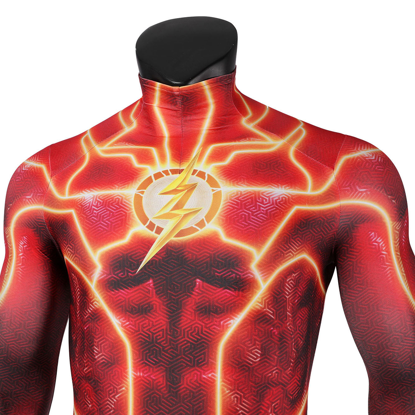 Flashpoint The Flash Barry Allen Male Jumpsuit with Mask Cosplay Costumes