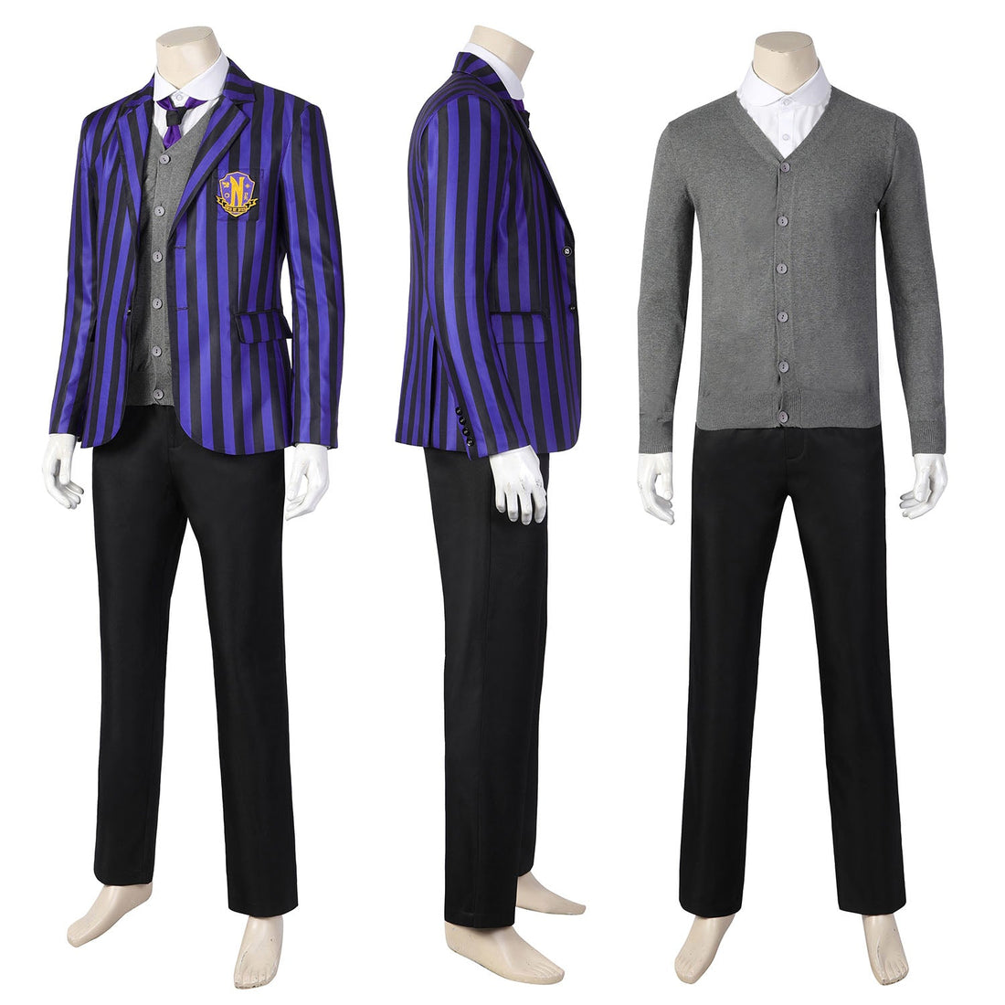 Wednesday 2 The Addams Family Eugene Otinger Nevermore Academy Uniform Cosplay Costumes