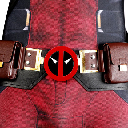 Deadpool 3 Wade Wilson Male Jumpsuit with Accessories Cosplay Costumes