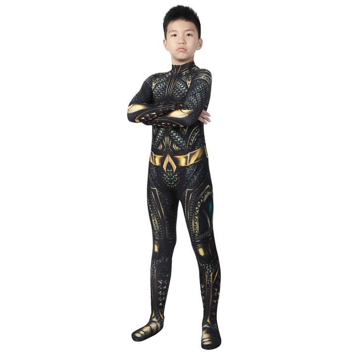 Aquaman And The Lost Kingdom Arthur Curry Kids Jumpsuit Cosplay Costumes