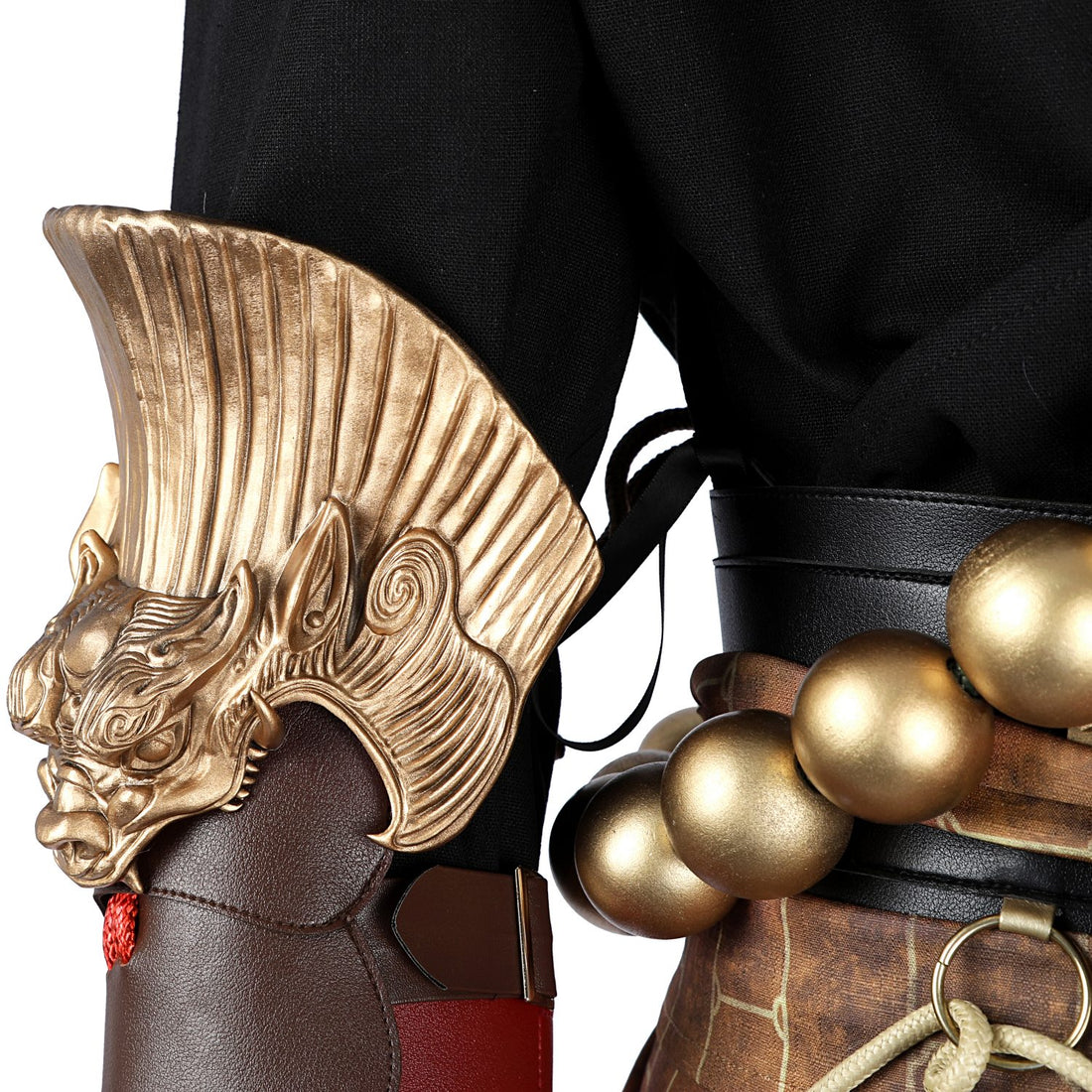 Black Myth: Wukong Ebongold Silk Robe Top Level Cosplay Costumes