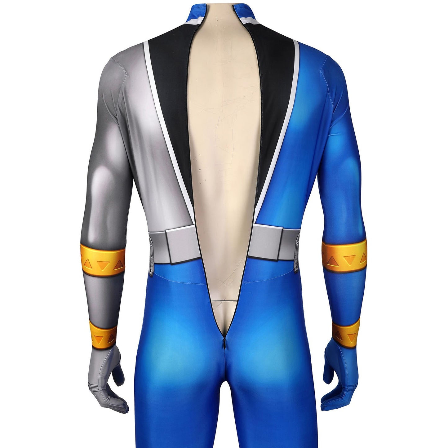 Kishiryu Sentai Ryusoulger Blue Solider Male Jumpsuit Cosplay Costumes