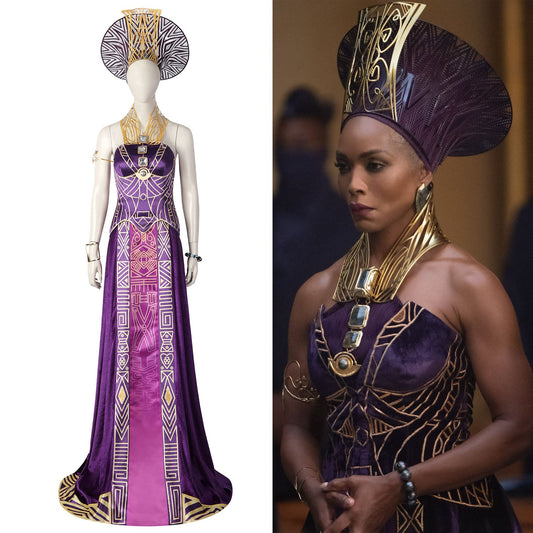 Black Panther 2 Wakanda Forever Queen Ramonda High Level Cosplay Costumes