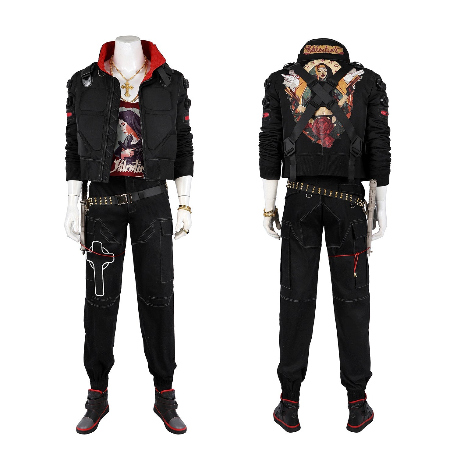 Cyberpunk 2077 Jackie Welles Top Level Full Set Cosplay Costumes