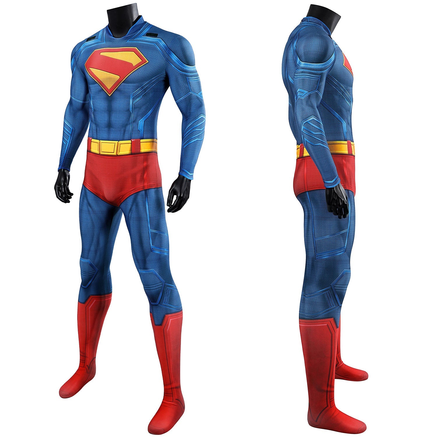 Superman Legacy Clark Kent Male Jumpsuit Cosplay Costumes