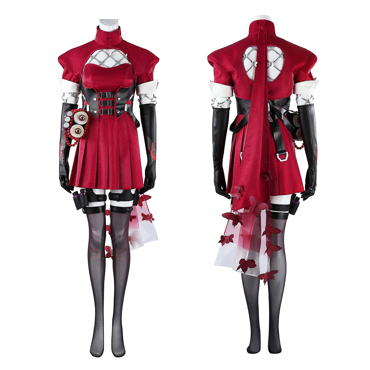 Marvel Rivals Psylocke Blood Kariudo Skin Full Set Cosplay Costumes