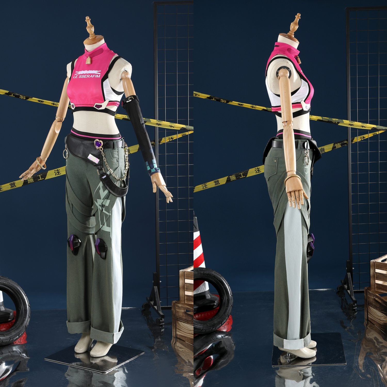 Overwatch 2 Juno X LE SSERAFIM FEARLESS Female Cosplay Costumes