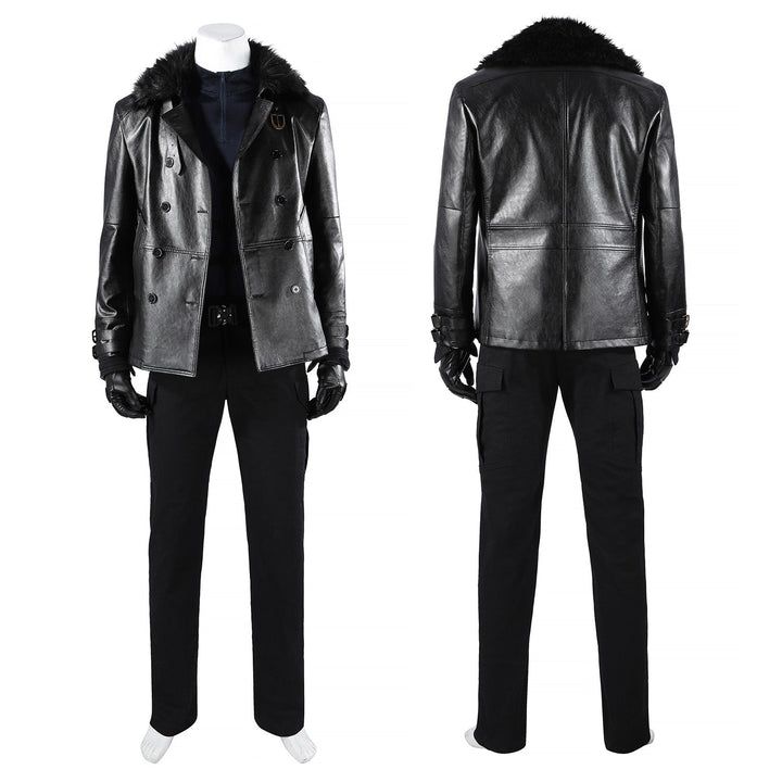 Resident Evil 9 Requiem Leon Leather Jacket Fullset Cosplay Costumes
