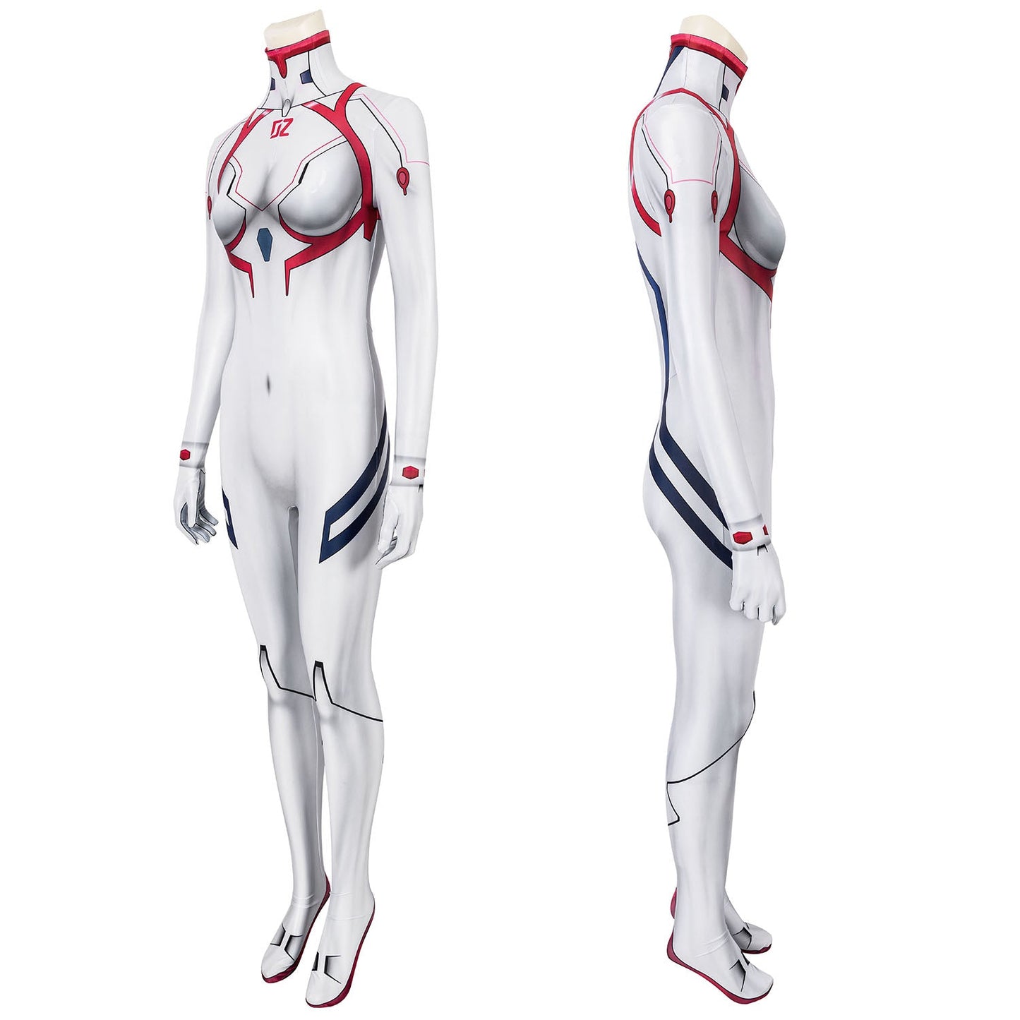 EVA Evangelion Asuka Langley Soryu Female Jumpsuit Cosplay Costumes