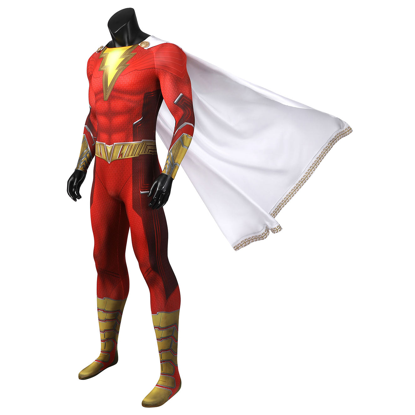 Shazam! Fury of the Gods Billy Batson Male Jumpsuit Cosplay Costumes