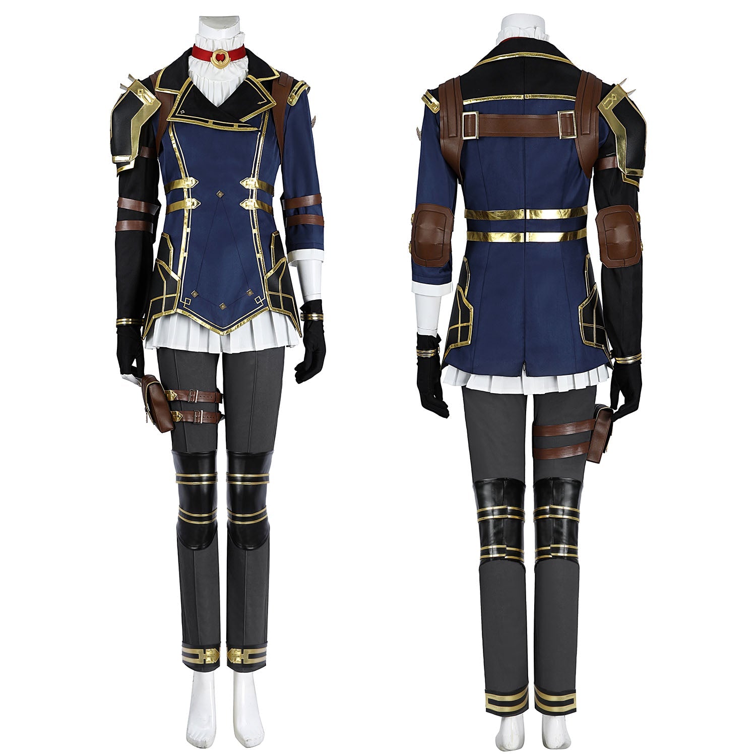 LOL Arcane 2 Caitlyn Kiramman Female Top Level Cosplay Costumes