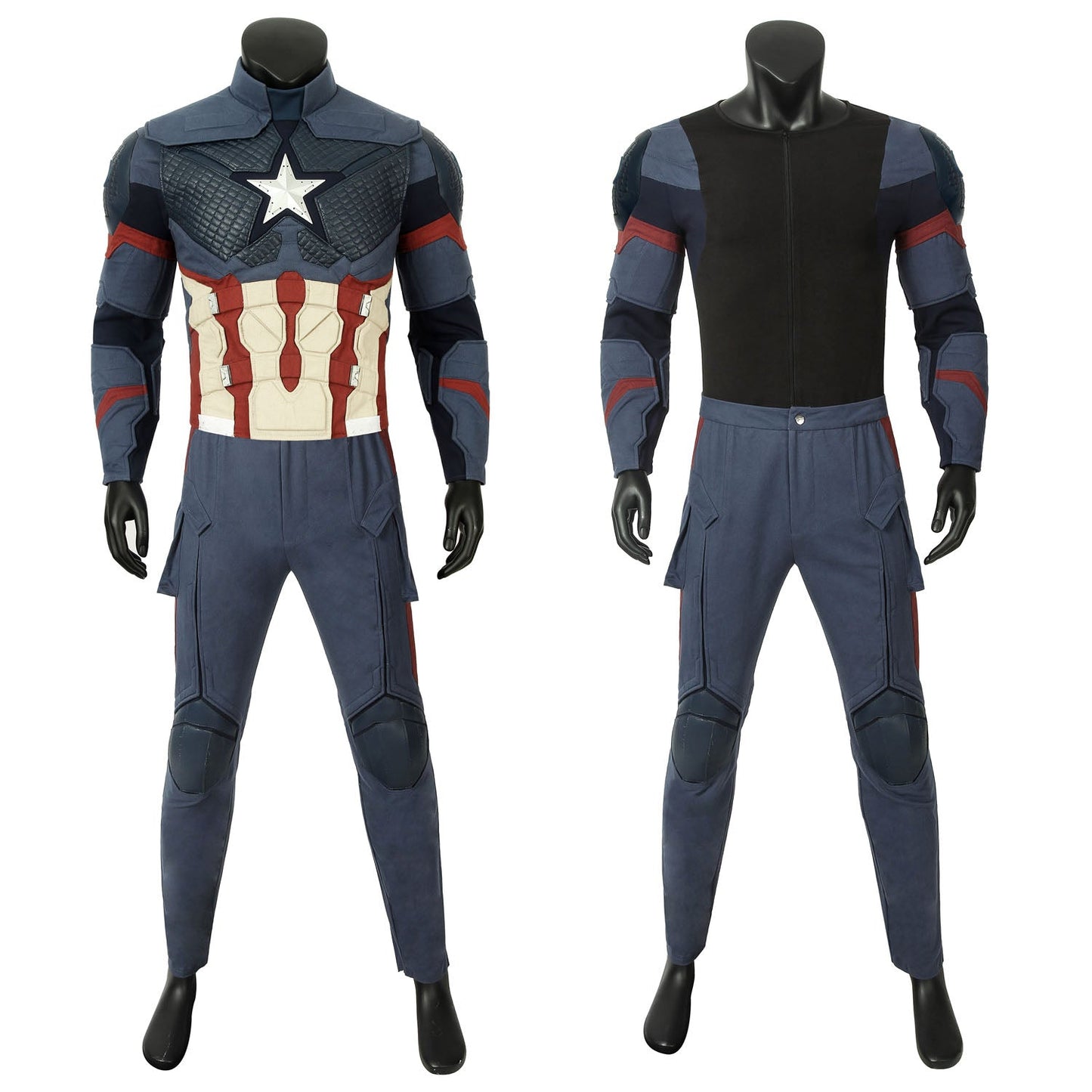 Avengers 4 Endgame Captain America Steve Rogers Male Leather Cosplay Costumes