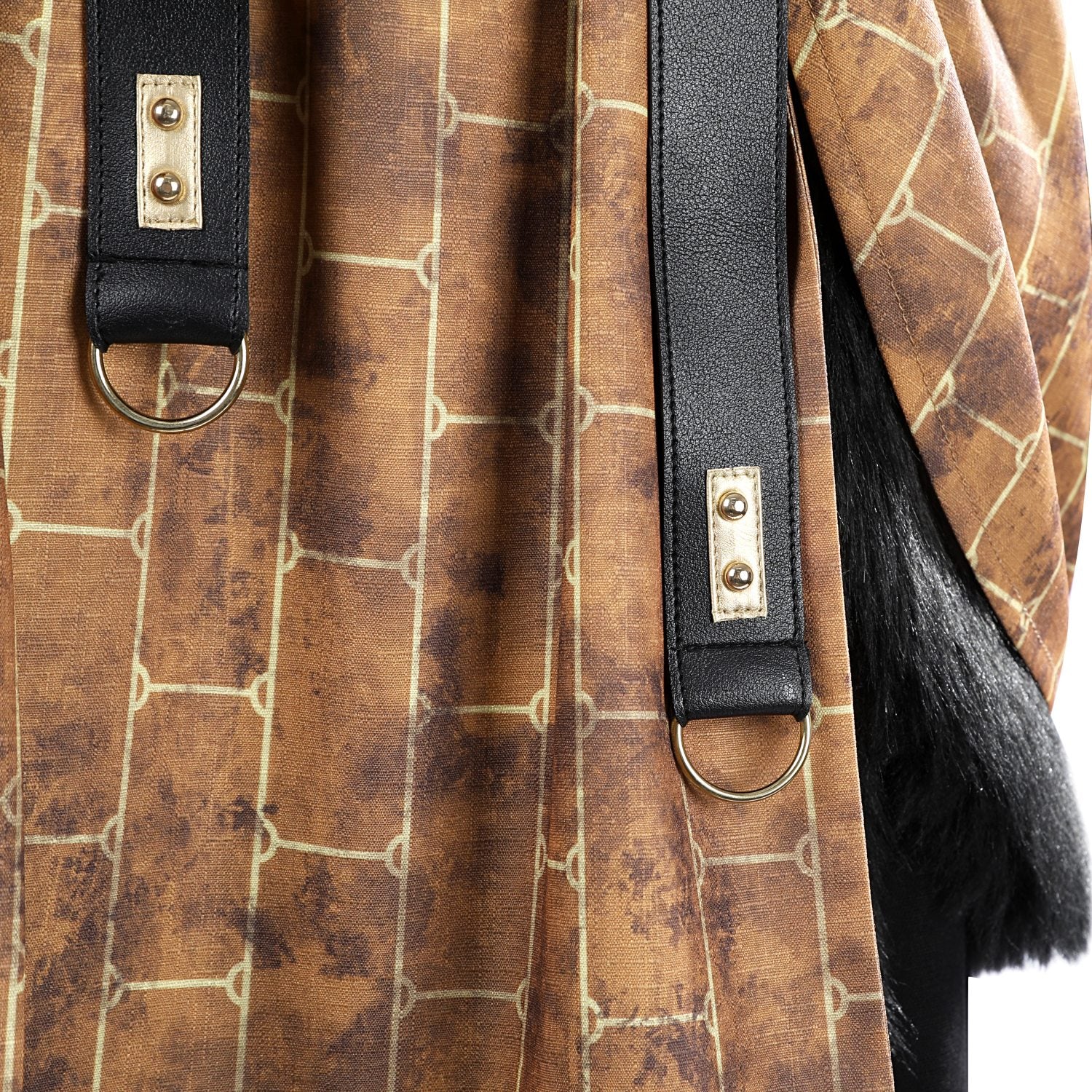 Black Myth: Wukong Ebongold Silk Robe Top Level Cosplay Costumes