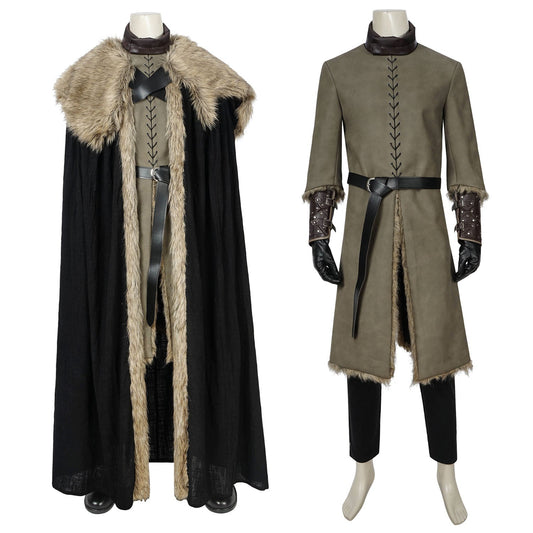 Game of Thrones Season 8 Jon Snow Male Cosplay Costumes