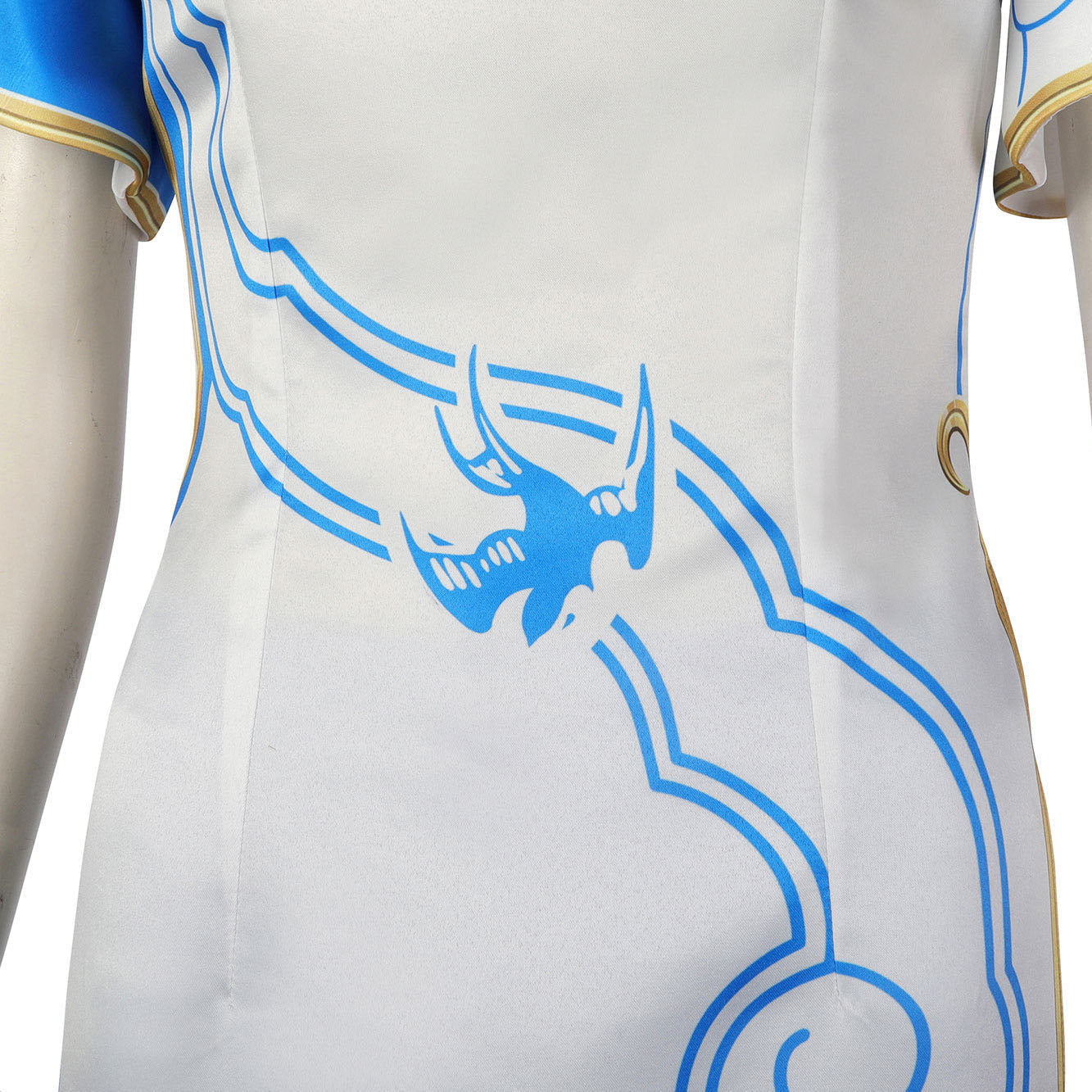 Street Fighter 6 Chun Li Female Blue and White Cosplay Costumes