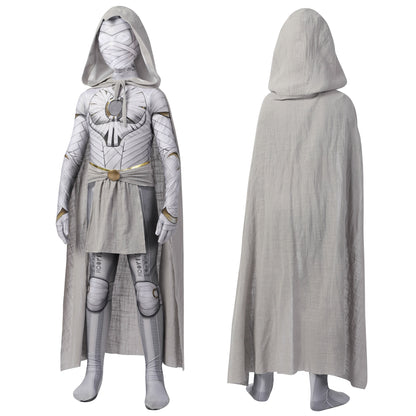 Moon Knight Kids Jumpsuit with Mask and Cloak Cosplay Costumes