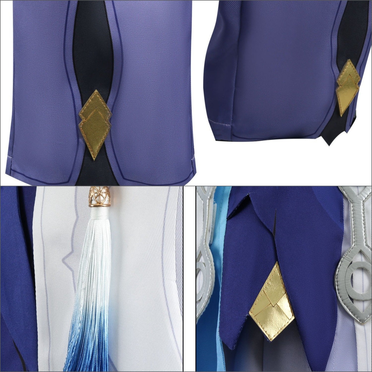 Honkai: Star Rail Sunday White Blue Outfit Carnival Cosplay Costumes