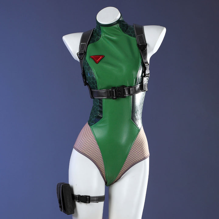 Overwatch 2 X Street Fighter 6 Widowmaker Bodysuit Cosplay Costumes