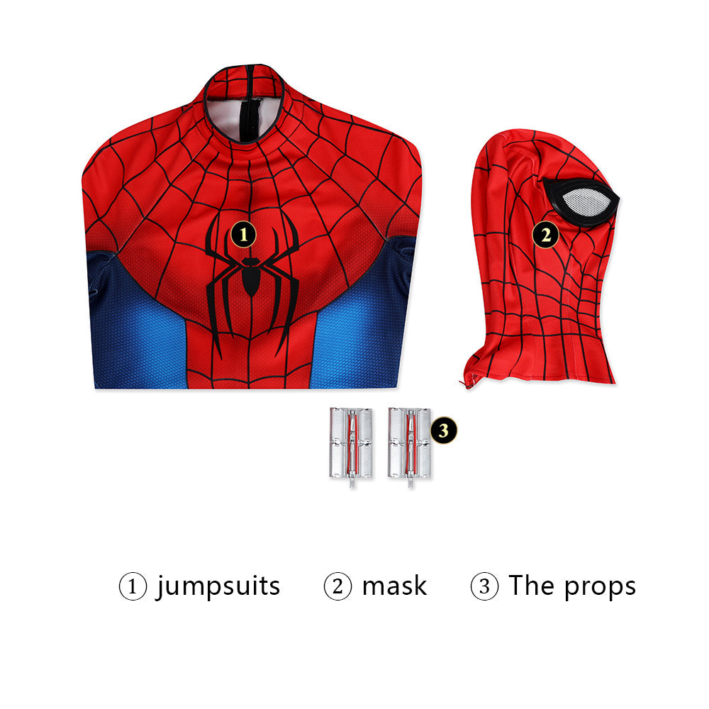 Spider-Man 4: Brand New Day Peter Parker Full Set Cosplay Costumes