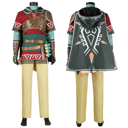 The Legend of Zelda Tears of the Kingdom Link Hylian Tunic Costumes