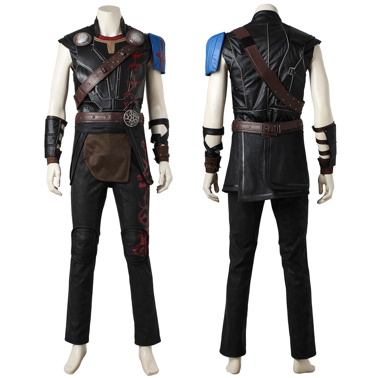 Marvel Thor 3 Ragnarok Thor Suit Ver 2 Male Fullset Cosplay Costumes