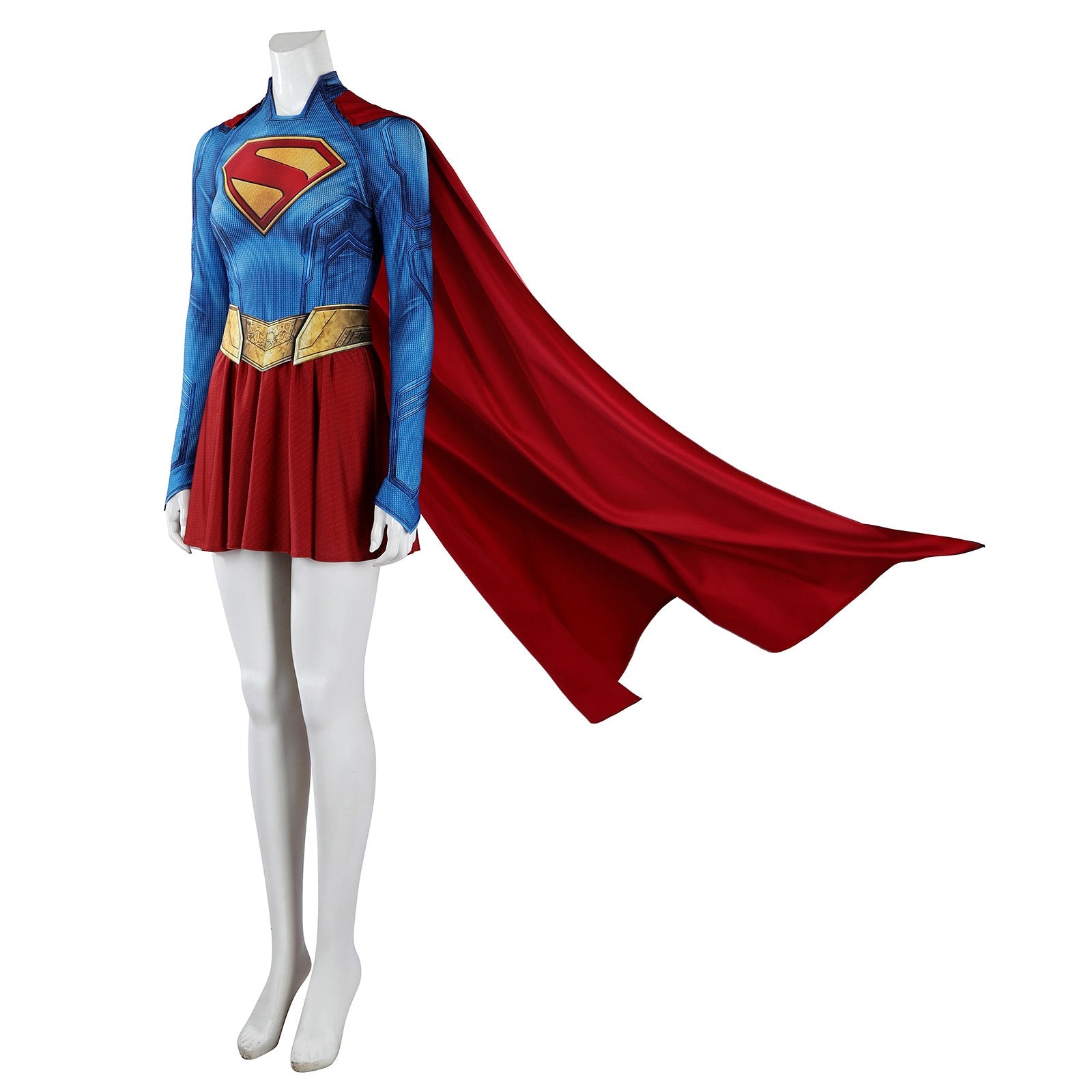 Supergirl Kara Zor-El Jumpsuit Superwoman Cosplay Costumes