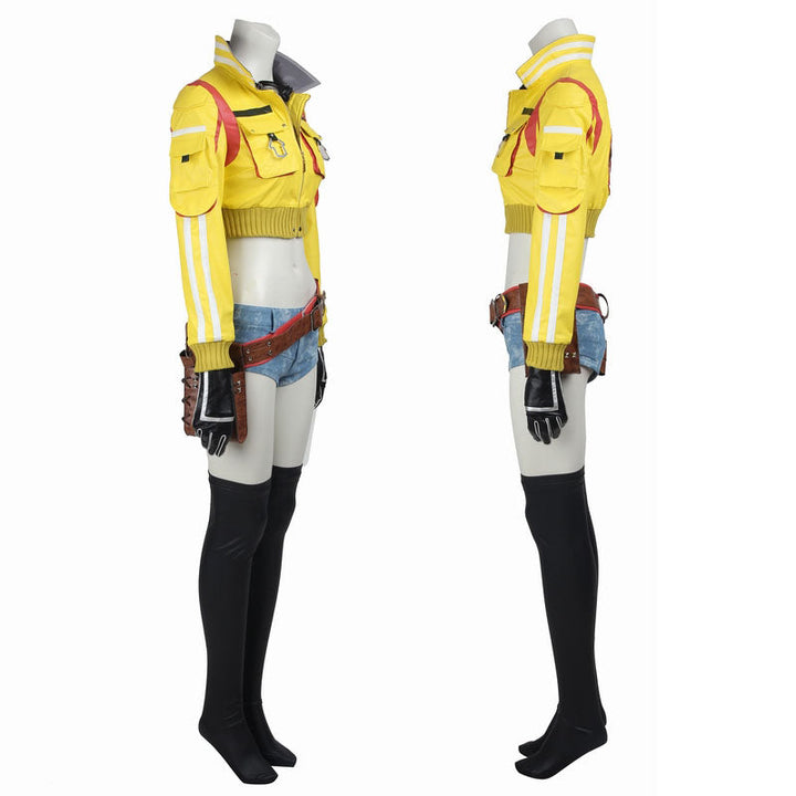 Final Fantasy XV Cindy Aurum Female Leather Cosplay Costumes
