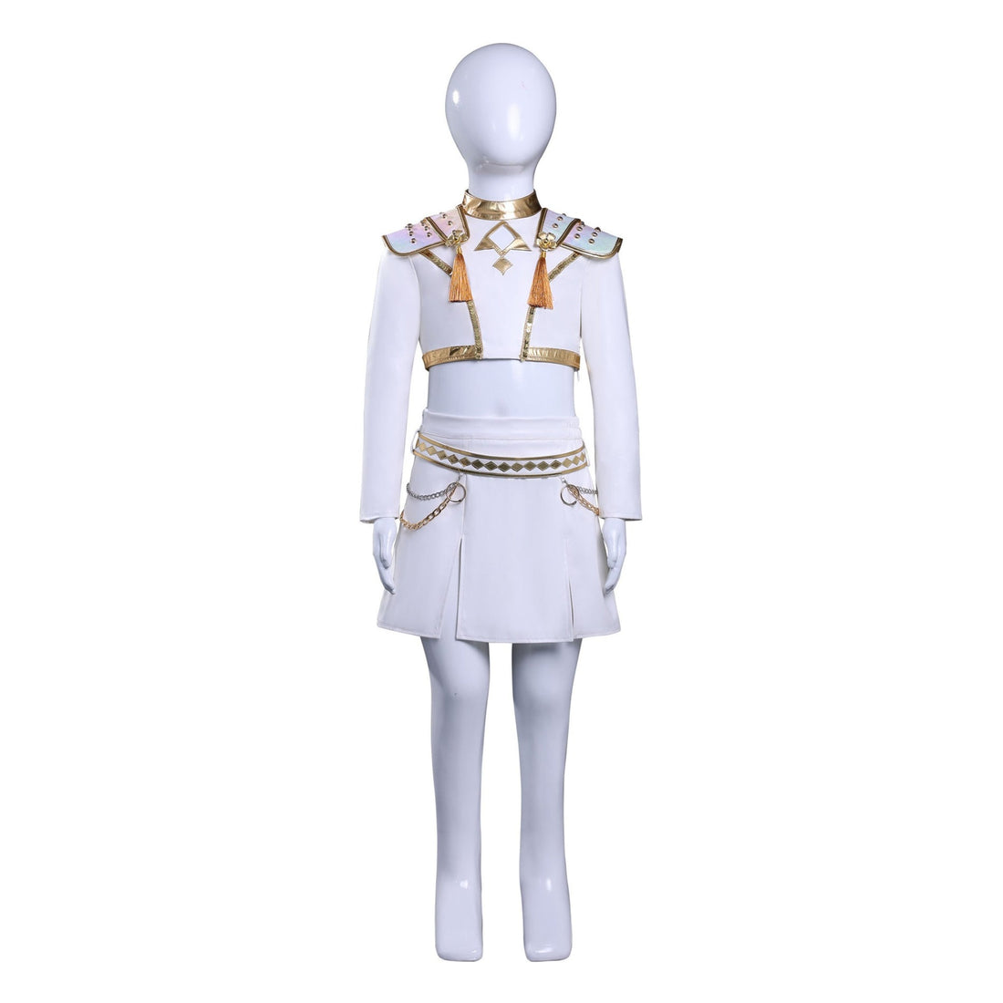 KPop Demon Hunters Zoey White Outfit Adult Kids Cosplay Costumes