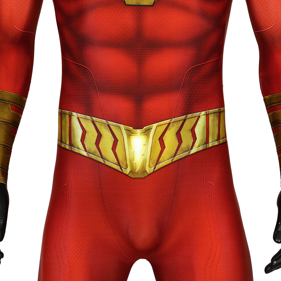 Shazam! Billy Batson Captain Marvel Male Jumpsuit Cosplay Costumes