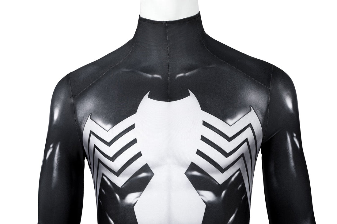 Marvel's Spider-Man 2 Classic Black Suit Male Jumpsuit Cosplay Costumes