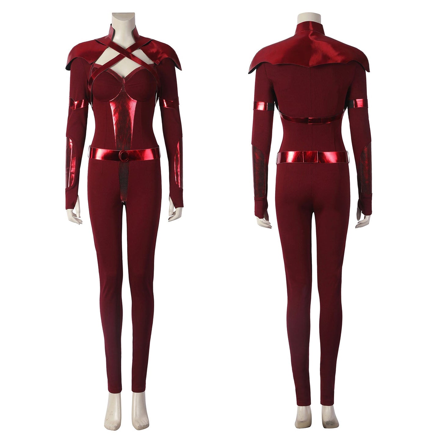 The Boys Season 3 Crimson Countess Jumpsuit Female Cosplay Costumes