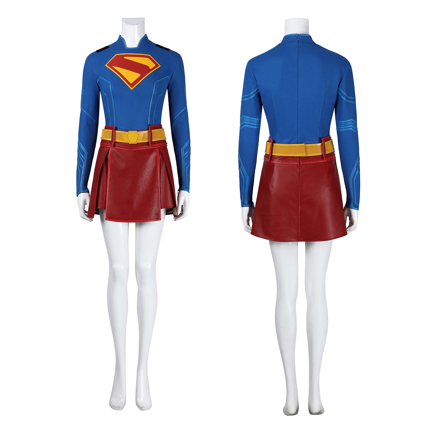 Superman 2025 Legacy Supergirl Female Top Cosplay Costumes