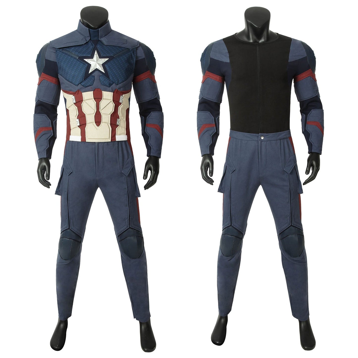 Avengers 4 Endgame Captain America Steve Rogers Male Fullset Cosplay Costumes