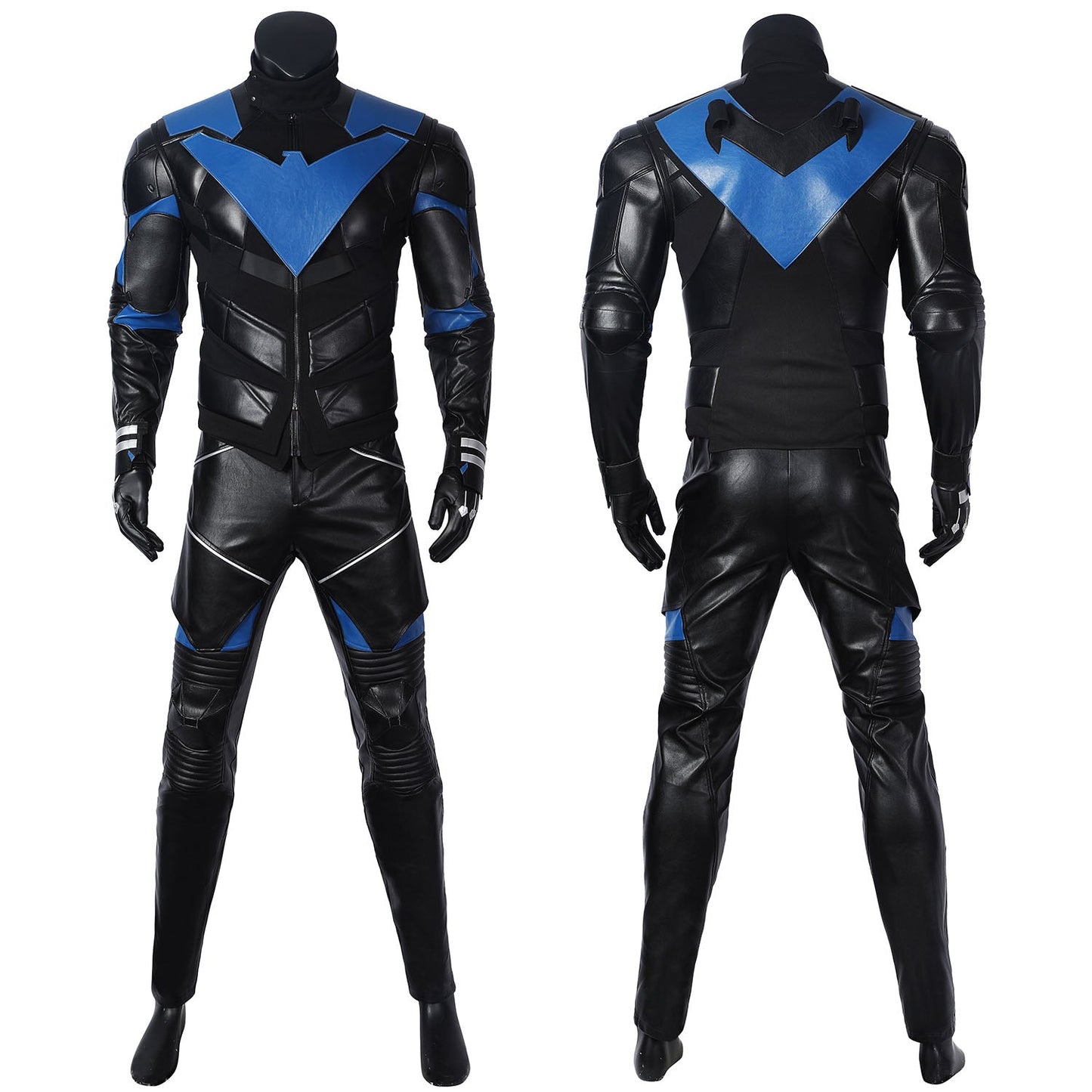 Batman Gotham Knight Nightwing Battle Outfit Male Cosplay Costumes