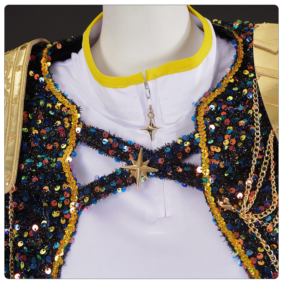 KPop Demon Hunters Rumi Zoey Mira Glitter Black Adult Kids Cosplay Costumes