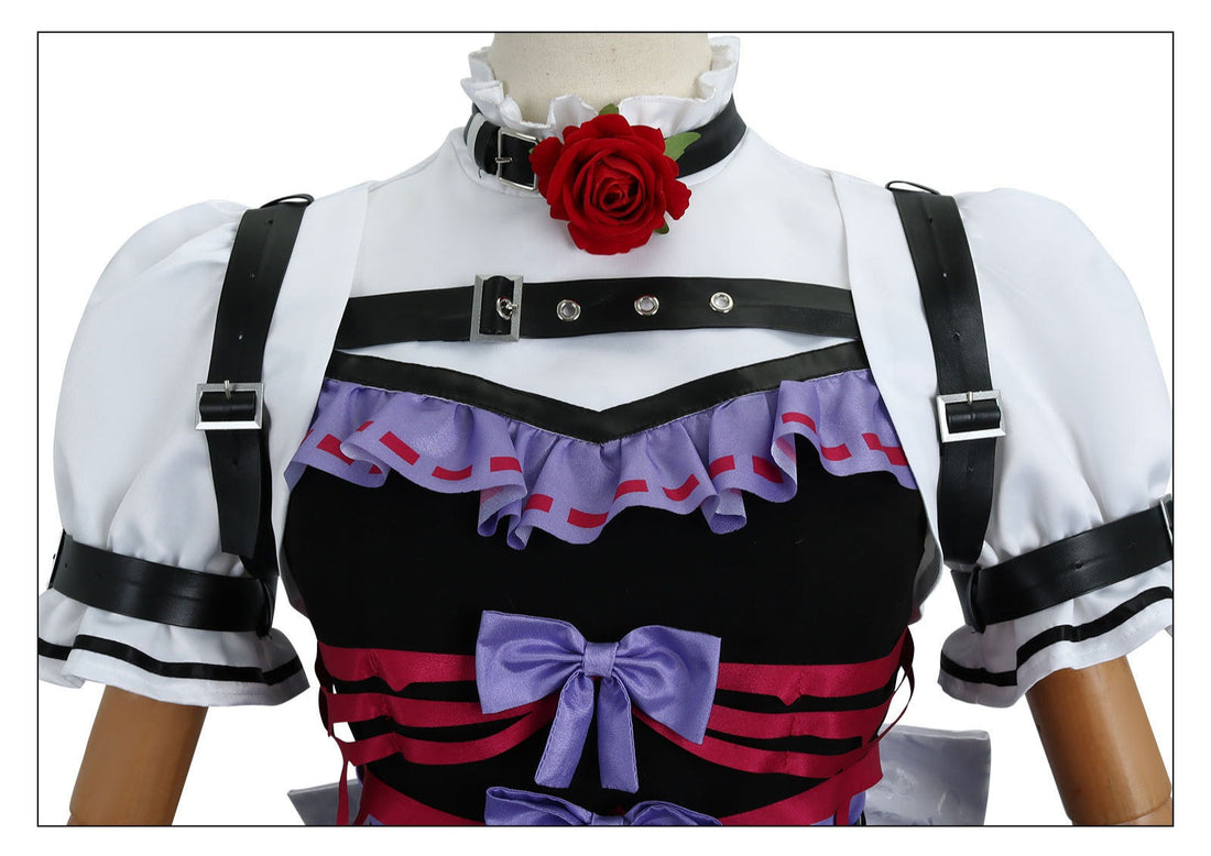 Identity V Gardener Emma Woods Halloween Purple Cosplay Costumes