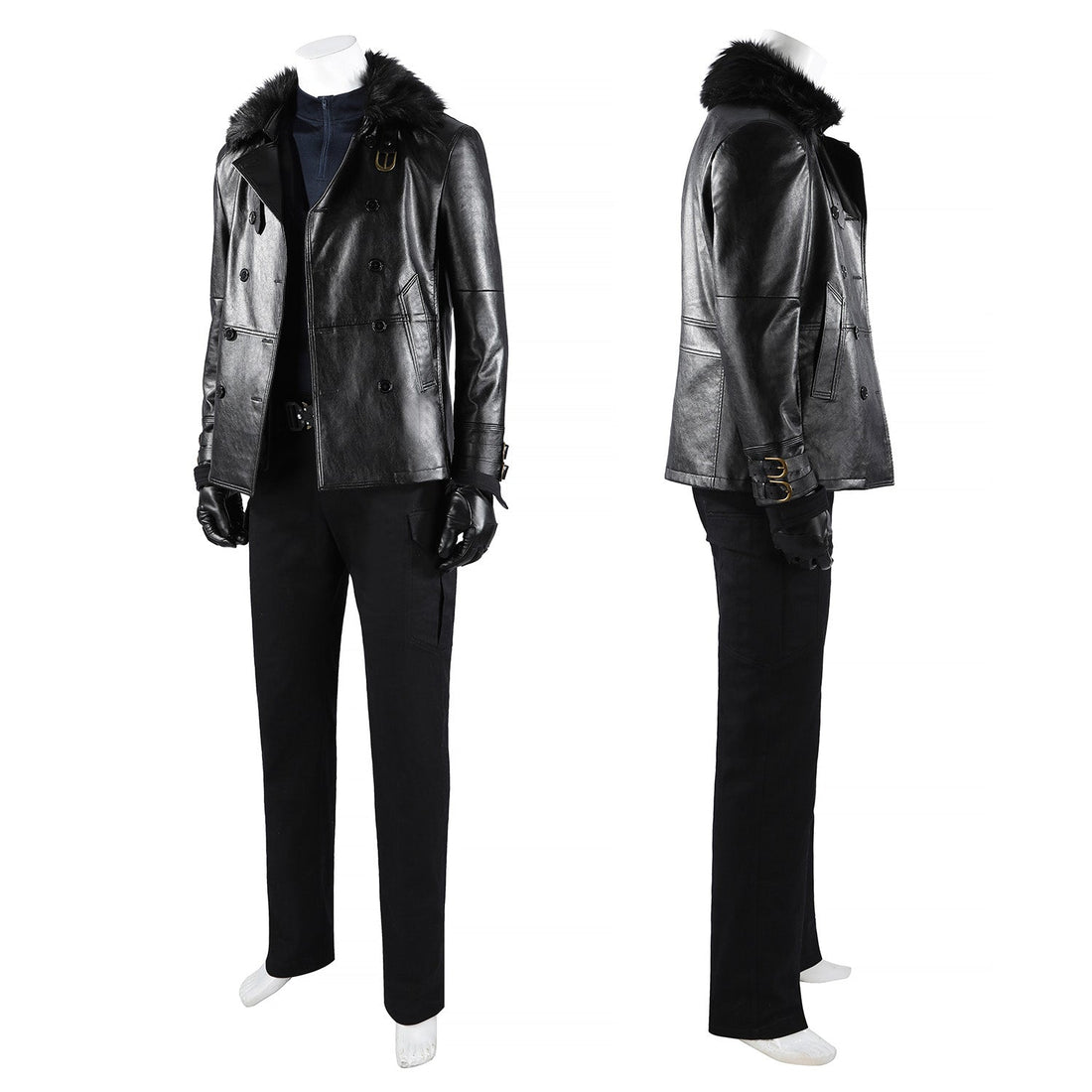 Resident Evil 9 Requiem Leon Leather Jacket Fullset Cosplay Costumes