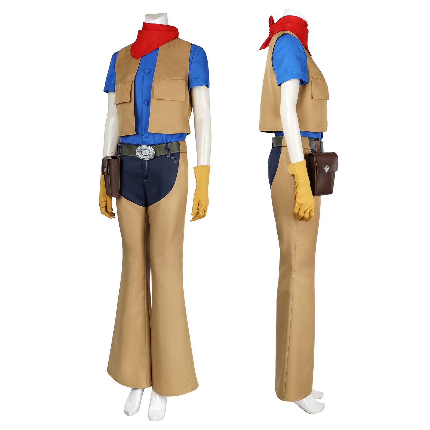 Princess Peach: Showtime Cowgirl Peach Adult Cosplay Costumes