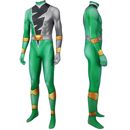 Kishiryu Sentai Ryusoulger Green Solider Male Jumpsuit Cosplay Costumes