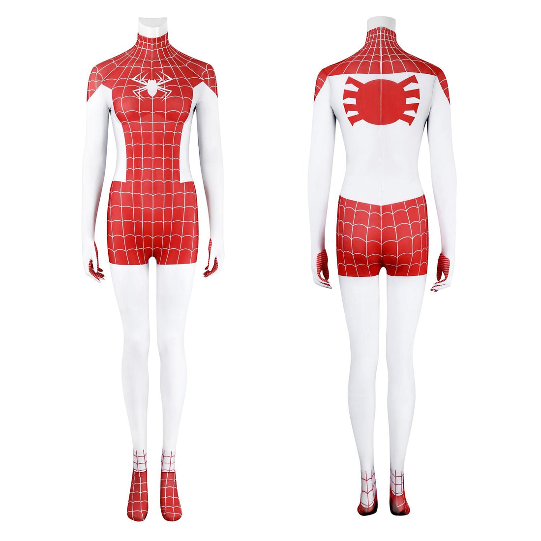 Spider-Man Mary Jane Watson Earth-18119 Crimson She-Devil Jumpsuit Costumes